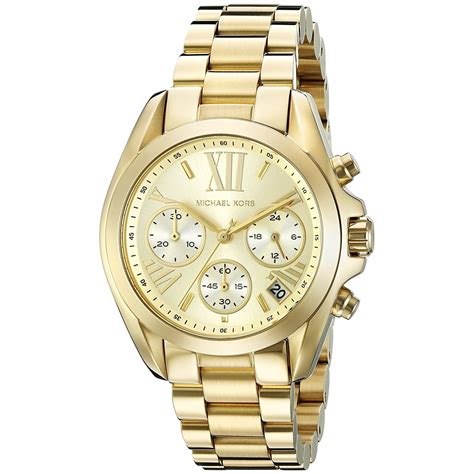 michael kors mini bradshaw gold watch|Michael Kors bradshaw women's watch.